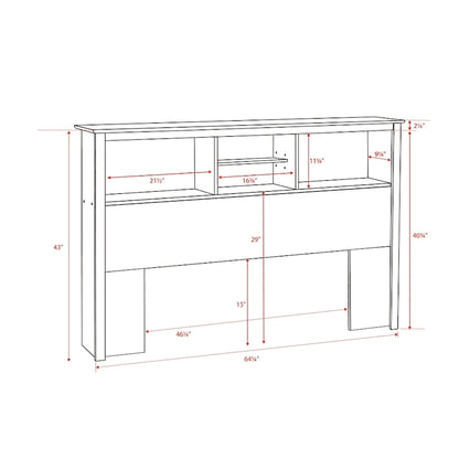 Monterey Full/Queen Bookcase Headboard