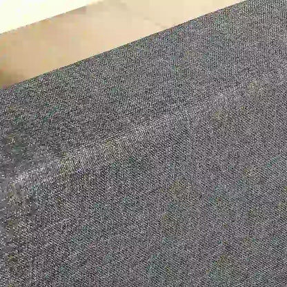 King size Modern Grey Upholstered Padded Platform Bed Fame