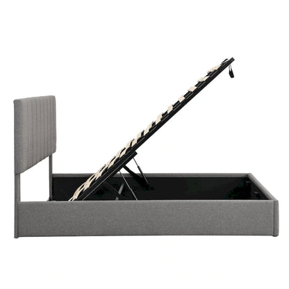 Full/Queen Upholstered Platform Bed with Lift Up Storage