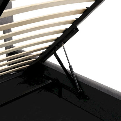 Full/Queen Upholstered Platform Bed with Lift Up Storage