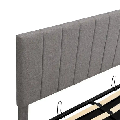 Full/Queen Upholstered Platform Bed with Lift Up Storage