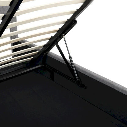 Full/Queen Upholstered Platform Bed with Lift Up Storage