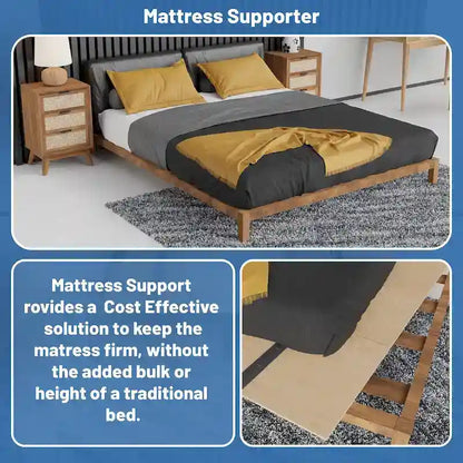 Foldable Box Spring, Bunkie Board and Bed Support Board to Minimize bed, Good for Day Bed, Trundle Bed, Bunkbed & Platform Bed