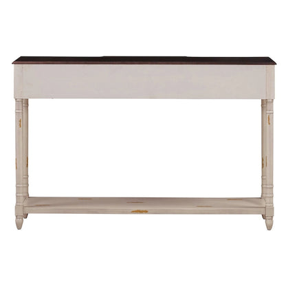 Console Table Sofa Table with Drawers for Entryway