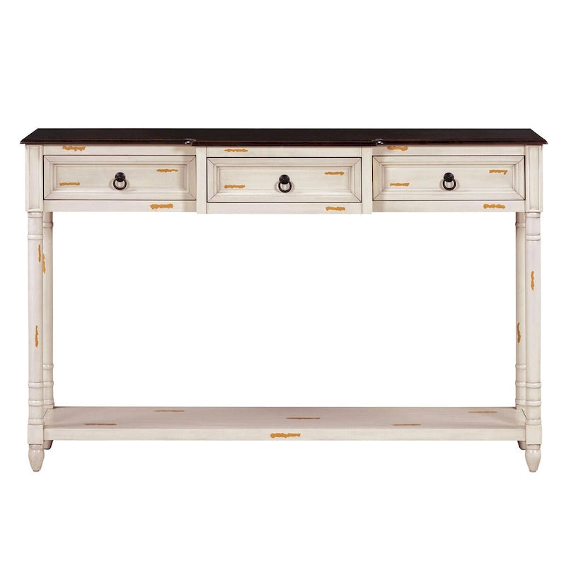 Console Table Sofa Table with Drawers for Entryway