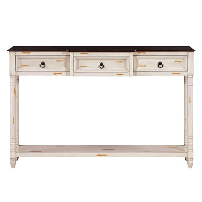 Console Table Sofa Table with Drawers for Entryway