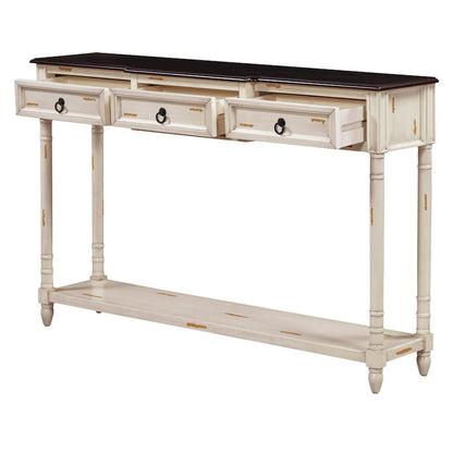 Console Table Sofa Table with Drawers for Entryway