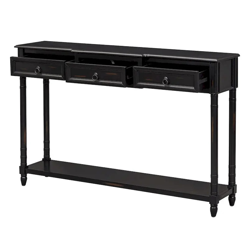 Console Table Sofa Table with Drawers for Entryway