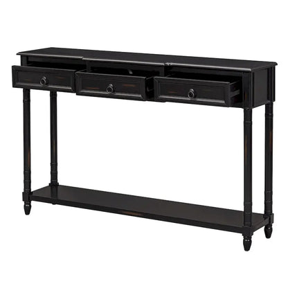 Console Table Sofa Table with Drawers for Entryway