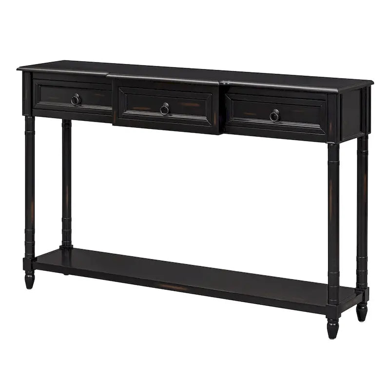 Console Table Sofa Table with Drawers for Entryway