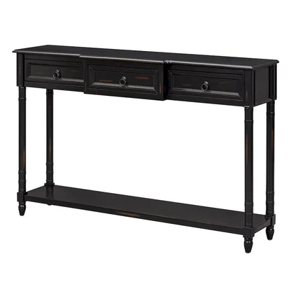 Console Table Sofa Table with Drawers for Entryway