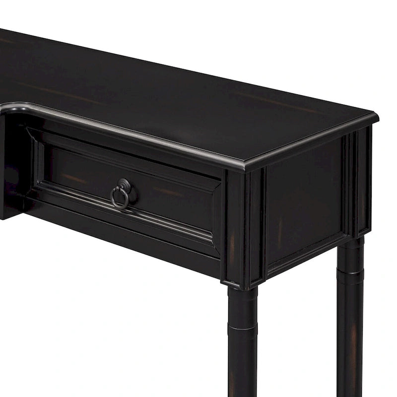 Console Table Sofa Table with Drawers for Entryway
