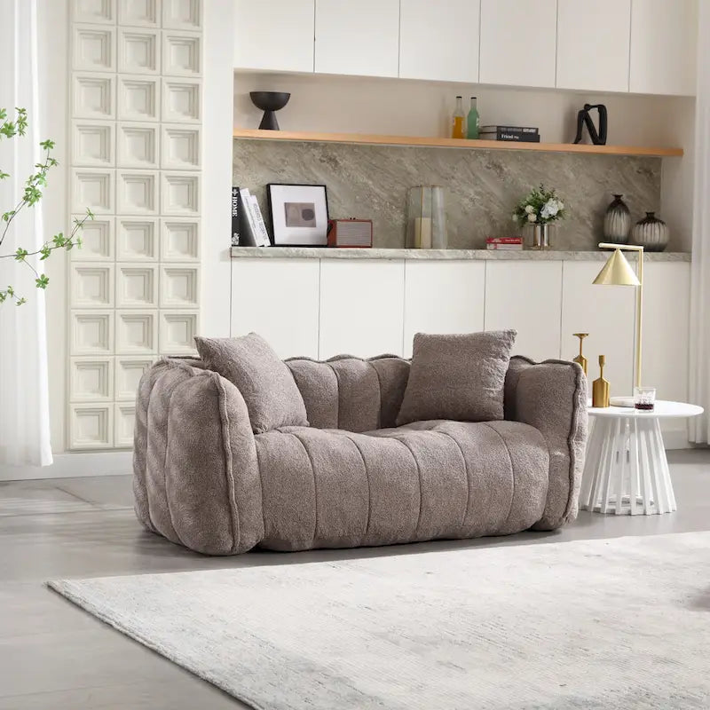 Comfortable square recliner sofa
