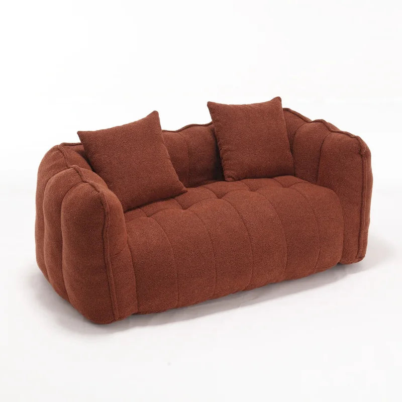 Comfortable square recliner sofa