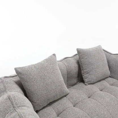 Comfortable square recliner sofa