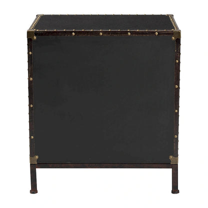 Laura Vintage Canvas End Table Trunk
