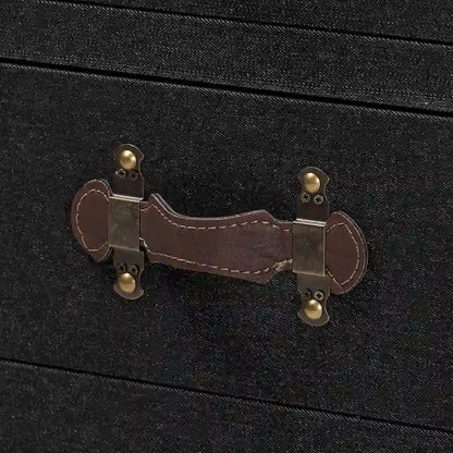 Laura Vintage Canvas End Table Trunk