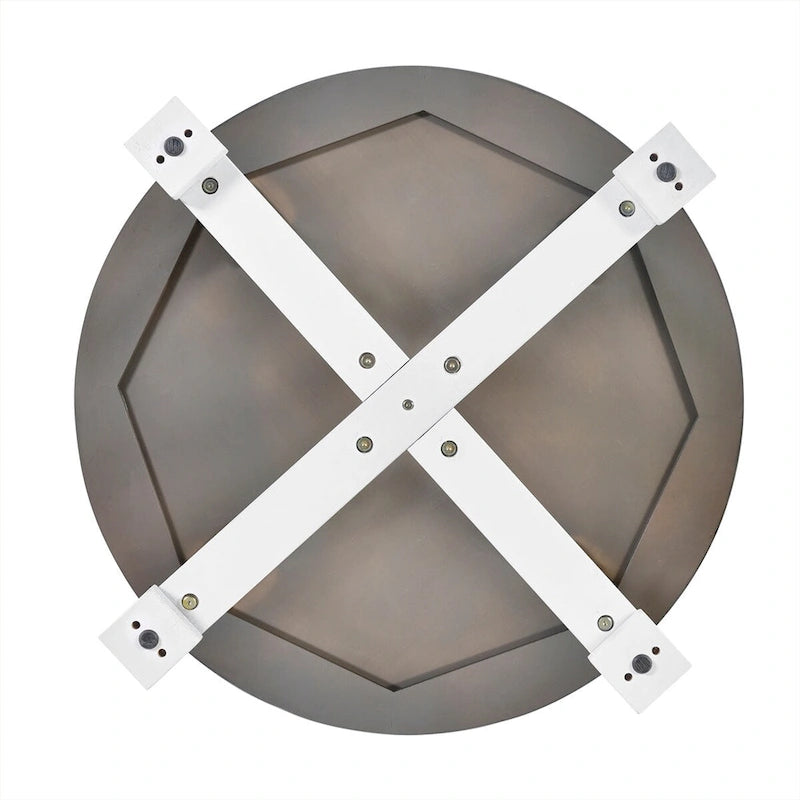 Rustic Farmhouse 5-Piece Counter Height Dining Table Set